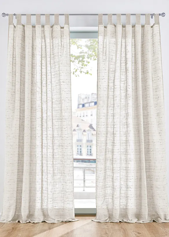 Voilage texturé, différentes tailles (1 pce), bonprix