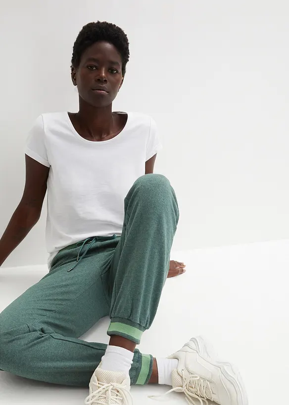 Lot de 2 pantalons en molleton, bonprix