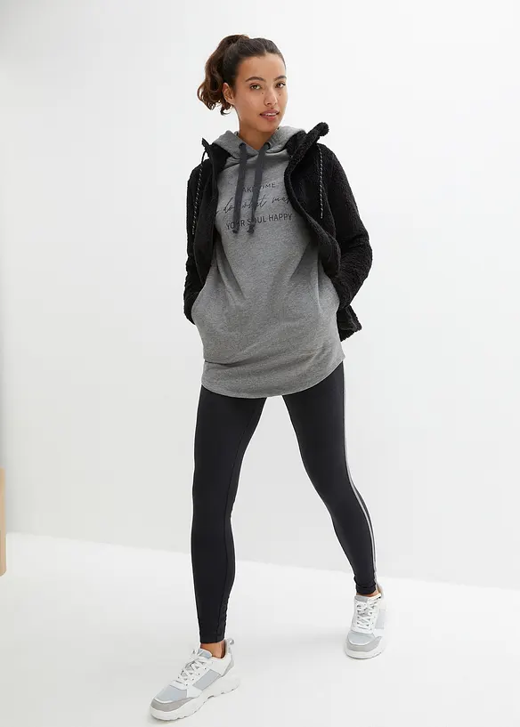 Ensemble de jogging avec sweat long et legging (2 pces), bonprix