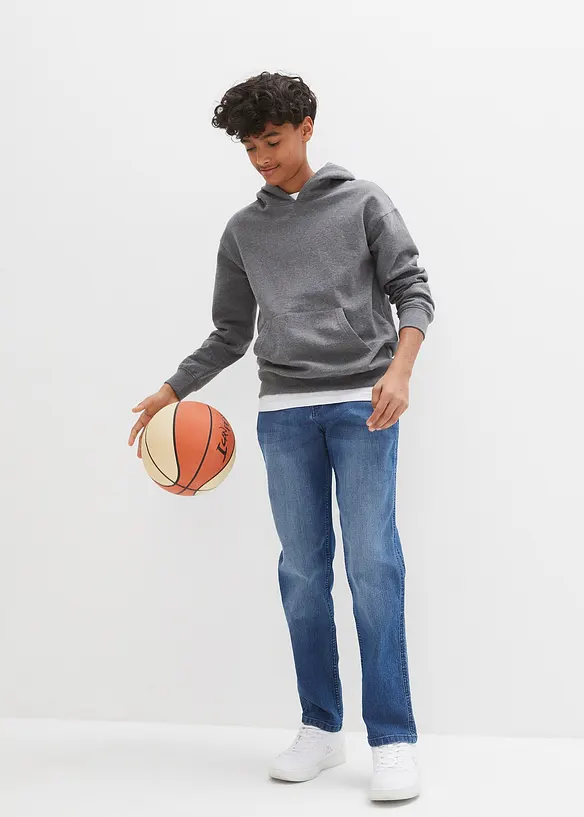 Jean extensible, ample et droit, bonprix