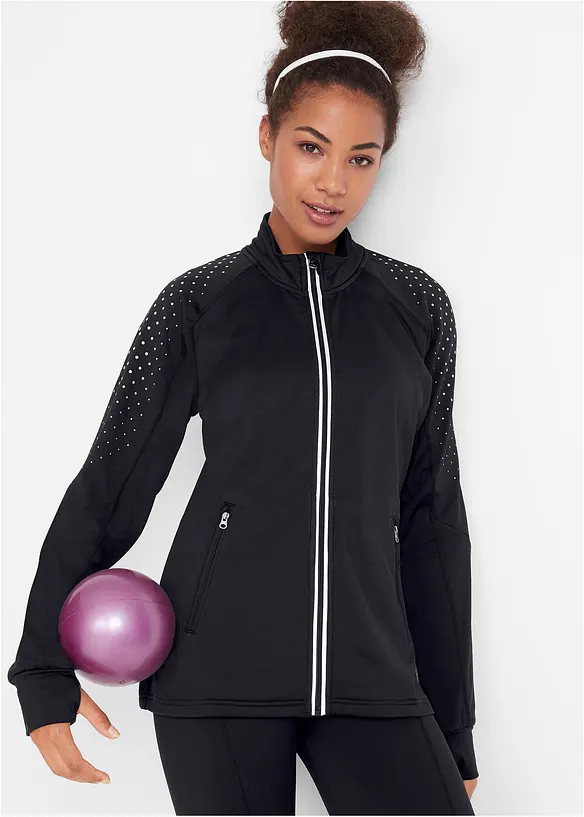 Veste de sport thermique à imprimé réfléchissant, bonprix