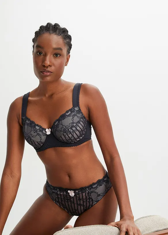 Soutien-gorge minimiseur &agrave; bretelles rembourr&eacute;es, bonprix