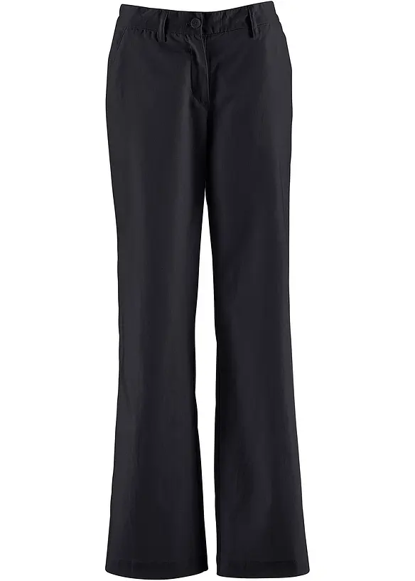 Pantalon tissé en lin et coton, bonprix