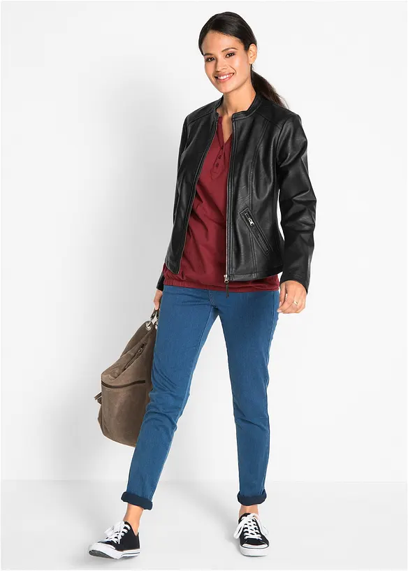 Veste enduite en viscose, bonprix