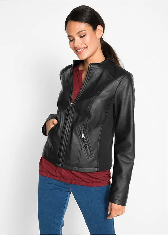 Veste enduite en viscose, bonprix