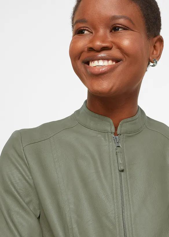 Veste enduite en viscose, bonprix