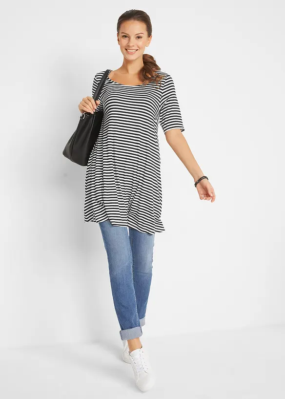 Tunique T-shirt en viscose extensible, bonprix