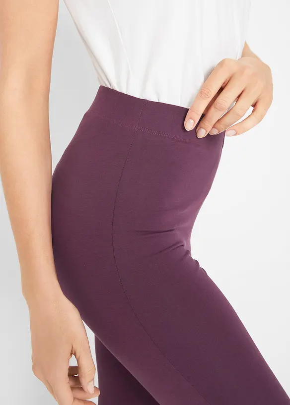 Legging corsaire à empiècement taille confortable, bonprix