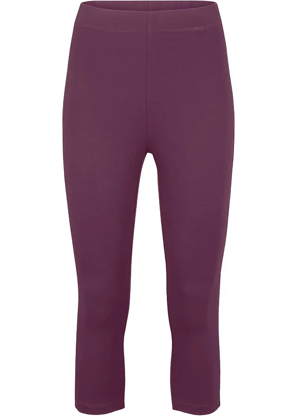 Legging corsaire à empiècement taille confortable, bonprix