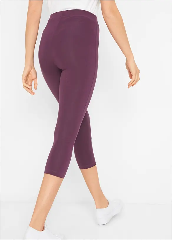 Legging corsaire à empiècement taille confortable, bonprix