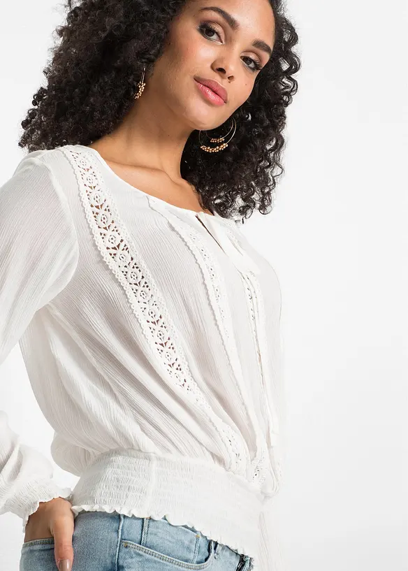 Blouse en viscose douce, bonprix