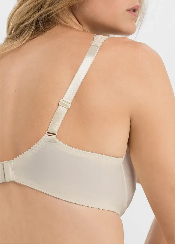 Lot de 2 soutiens-gorge minimiseurs &agrave; bretelles rembourr&eacute;es, bonprix