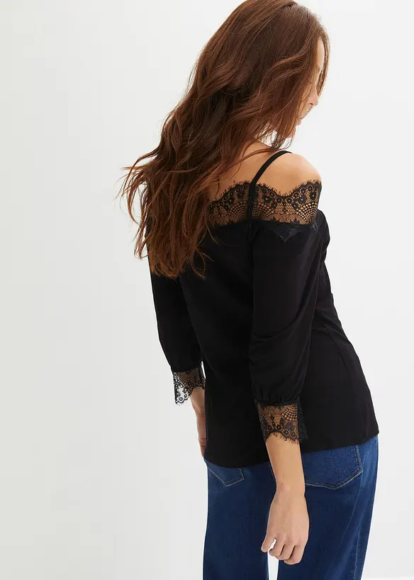 Haut &agrave; dentelle, bonprix