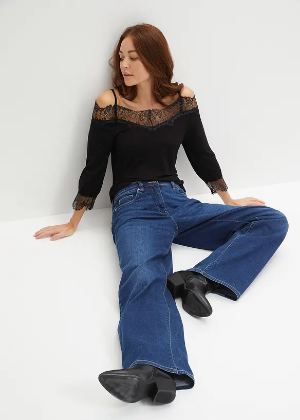 Haut &agrave; dentelle, bonprix