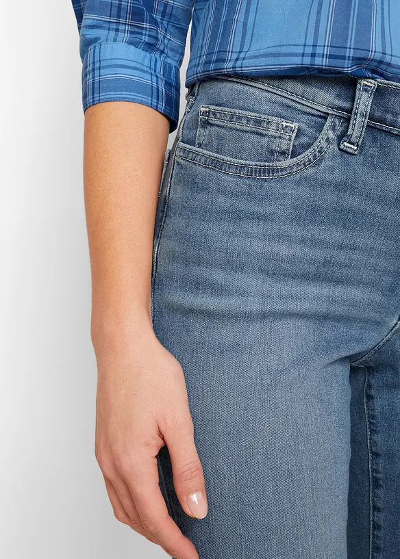 Jean bootcut, taille mi-haute, bonprix