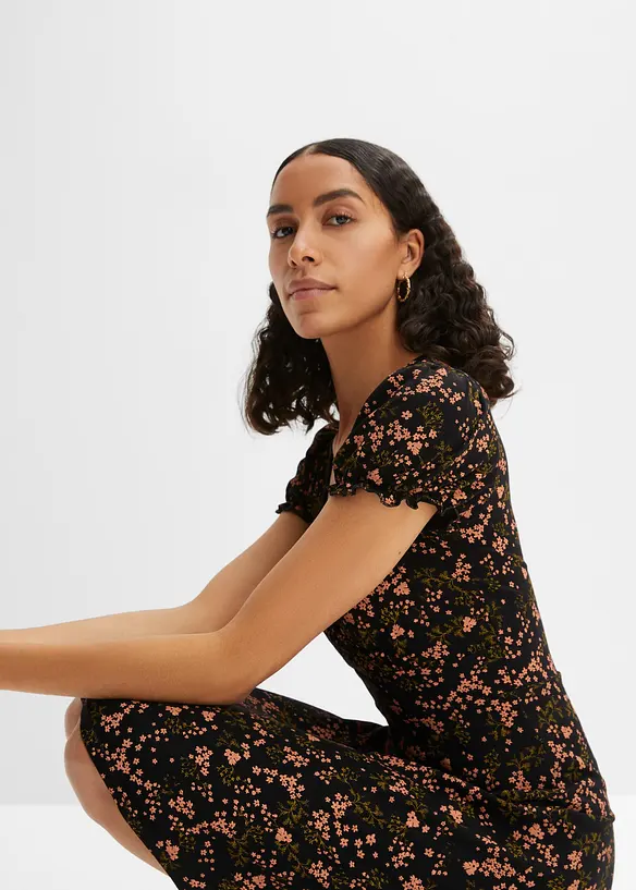 Robe en jersey viscose extensible, bonprix