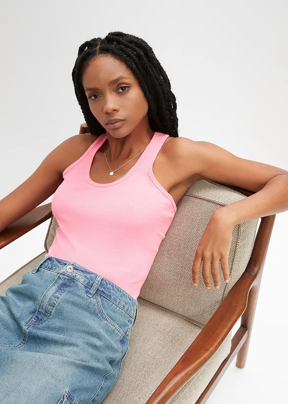 Débardeurs côtelés, bonprix