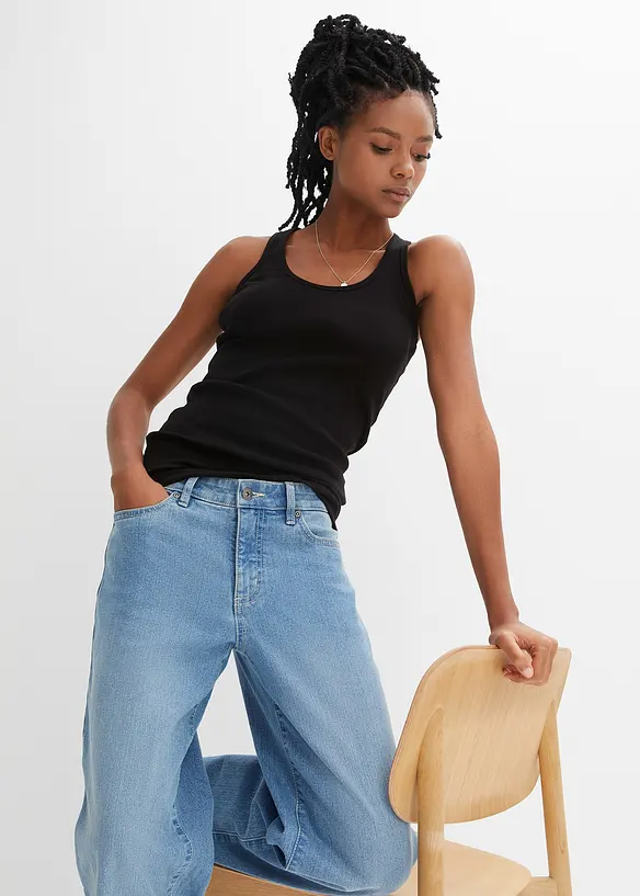 Débardeurs côtelés, bonprix