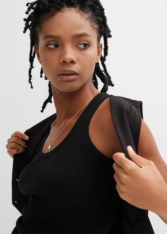 Débardeurs côtelés, bonprix