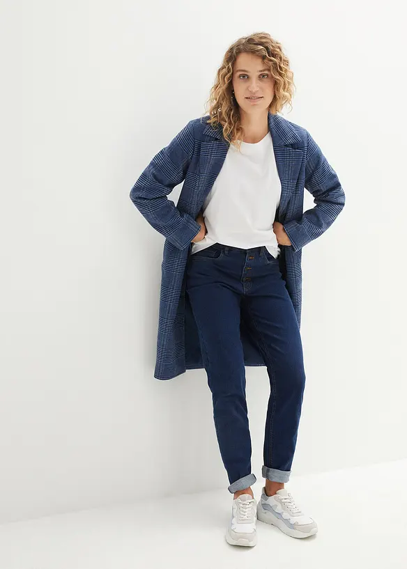 T-shirt manches longues Essential avec col rond, sans couture, bonprix PREMIUM