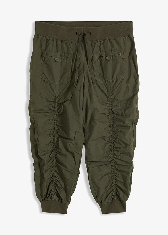 Pantalon 3/4, 100% coton, bonprix