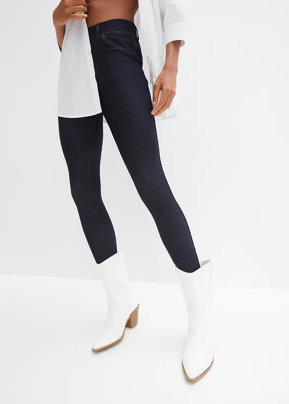 Legging effet jean, bonprix