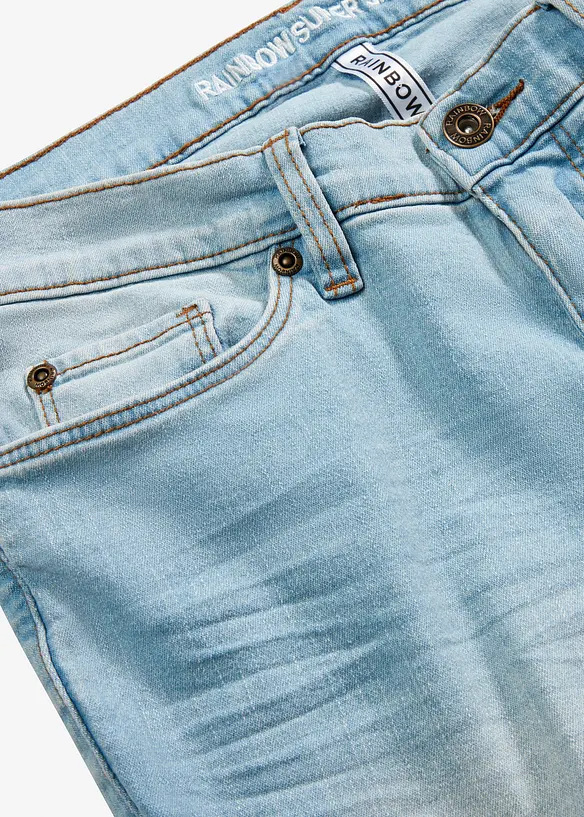 Jean skinny, taille mi-haute, raccourci, bonprix