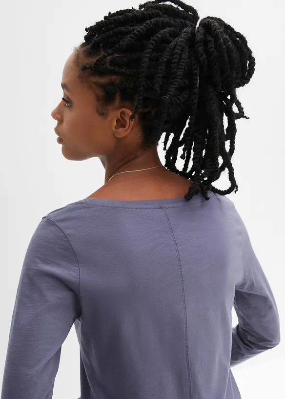 T-shirt manches longues 100% coton, bonprix