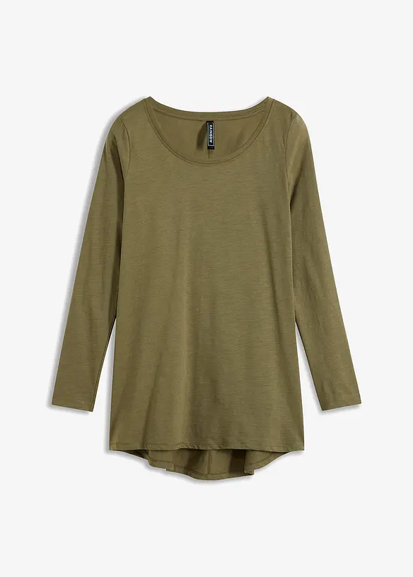 T-shirt manches longues 100% coton, bonprix