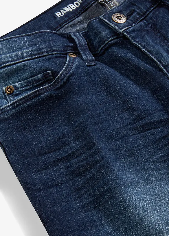 Jean skinny, taille mi-haute, raccourci, bonprix