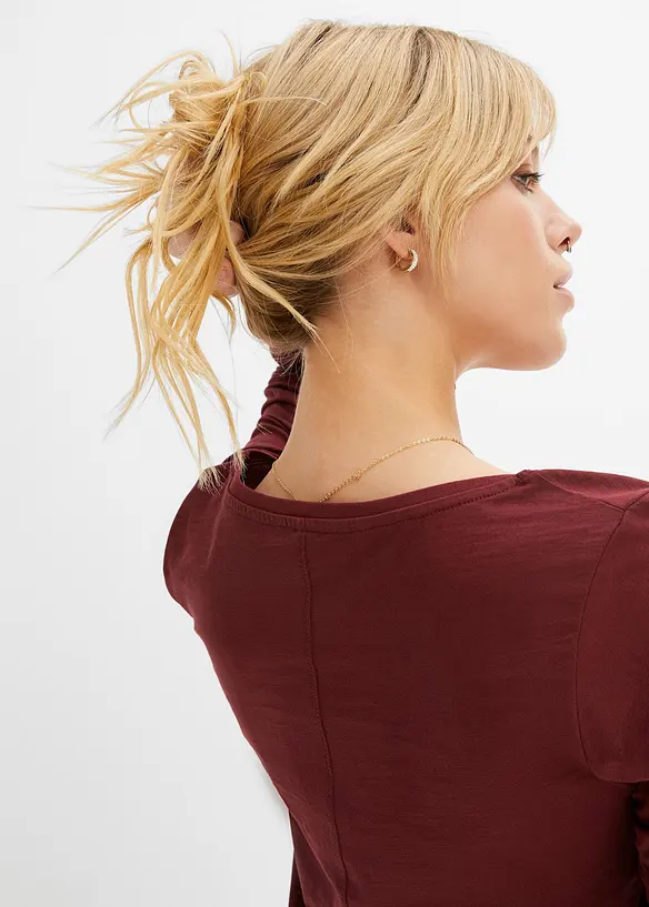 T-shirt manches longues 100% coton, bonprix