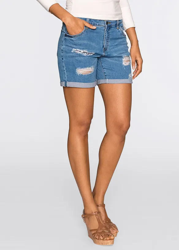 Short en jean, bonprix