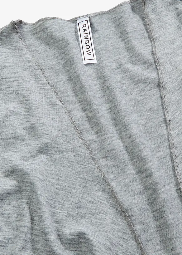 Gilet fluide en viscose m&eacute;lang&eacute;e, bonprix