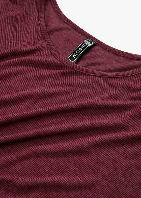 T-shirt long en viscose mélangée, bonprix