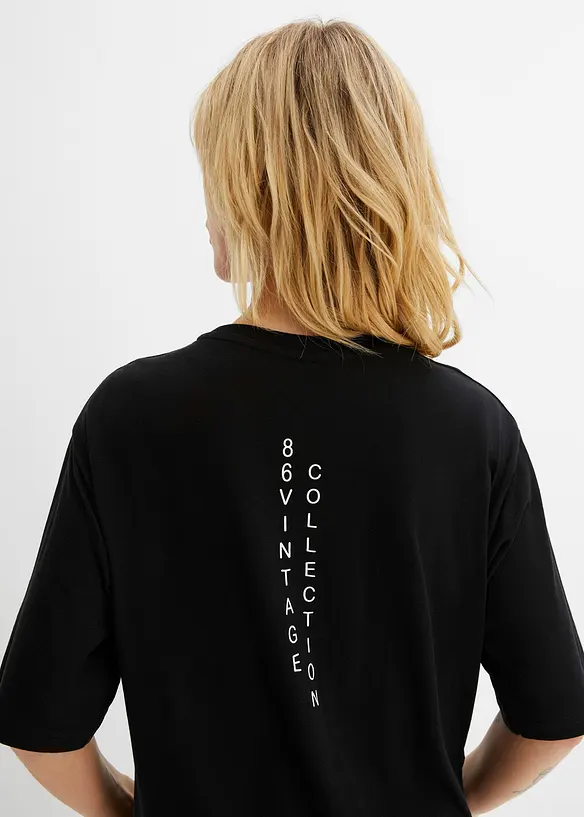 T-shirt oversize doux en viscose mélangée, bonprix