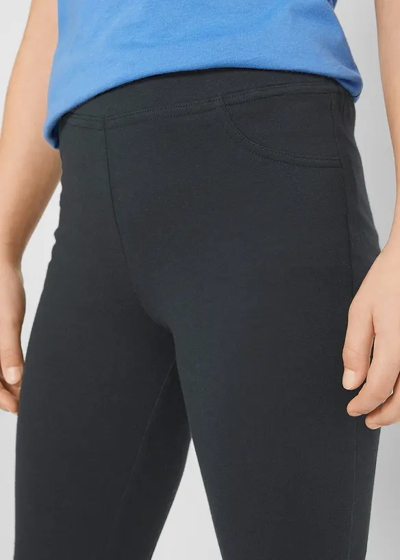 Legging évasé fille en jersey de coton extensible, bonprix