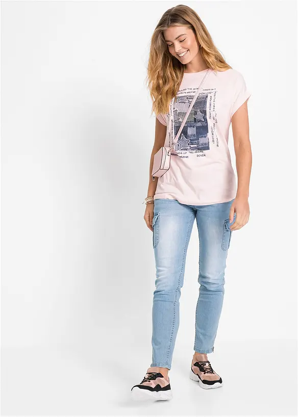 T-shirt doux en viscose mélangée, bonprix