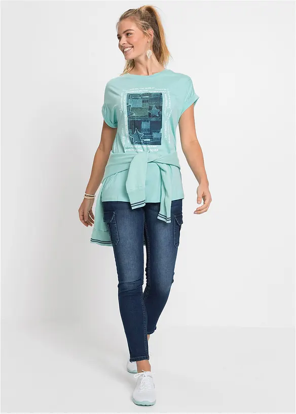 T-shirt doux en viscose mélangée, bonprix