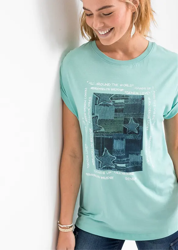 T-shirt doux en viscose mélangée, bonprix