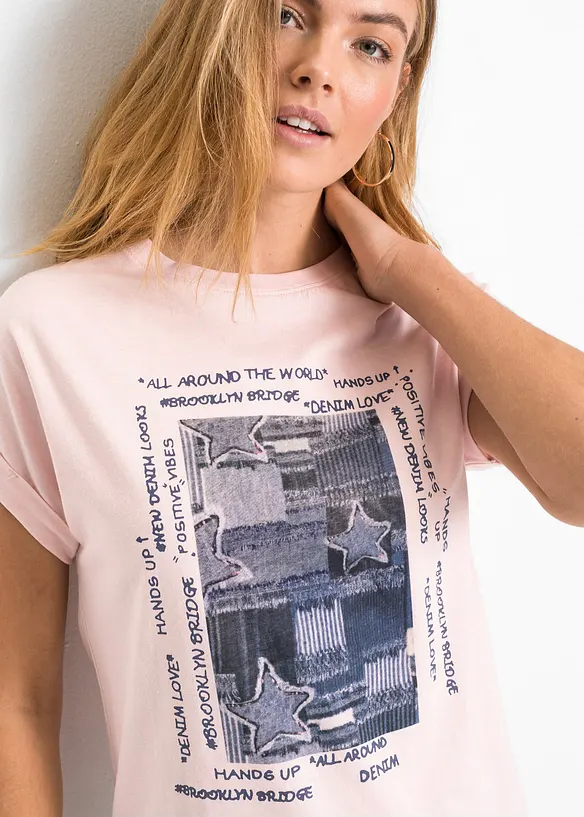 T-shirt doux en viscose mélangée, bonprix