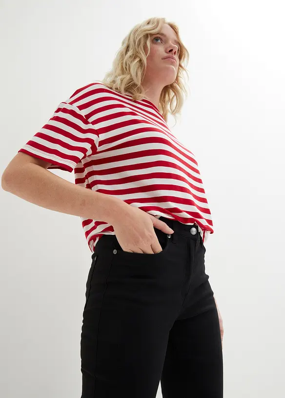 Pantalon 7/8 taille haute, bonprix