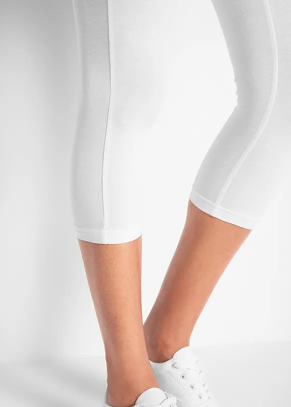 Lot de 2 leggings corsaire étroits, bonprix