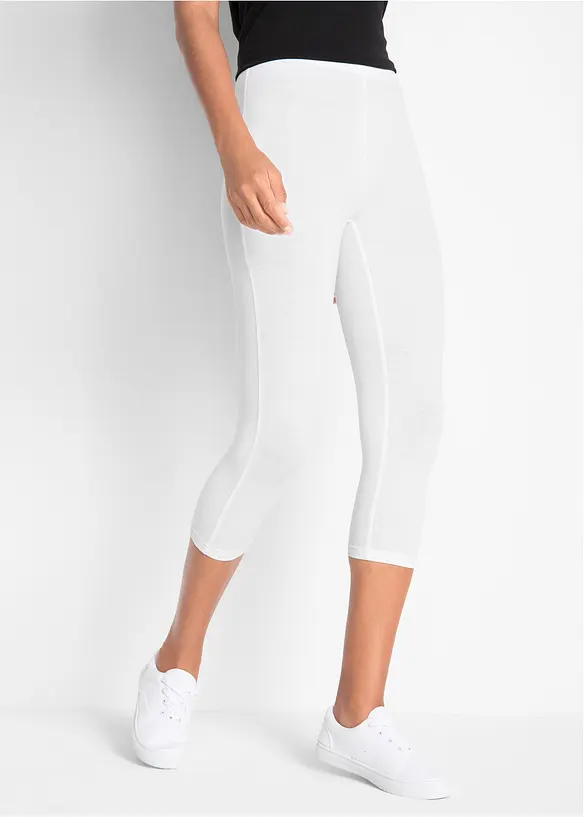 Lot de 2 leggings corsaire étroits, bonprix