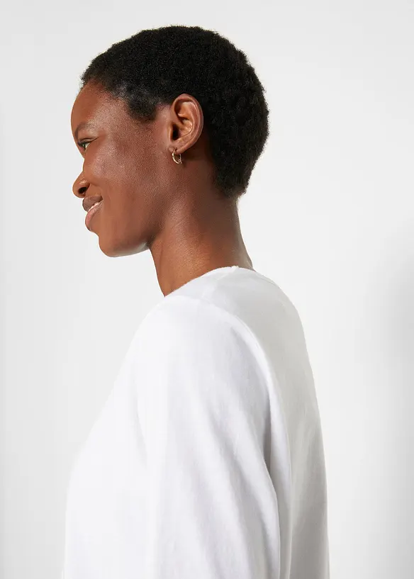 Lot de 5 T-shirts manches 3/4, bonprix