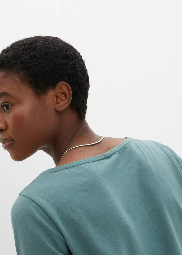 T-shirt à encolure bateau, bonprix