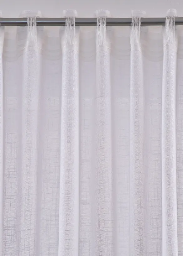 Lot de 2 rideaux panneau textur&eacute;s, bonprix