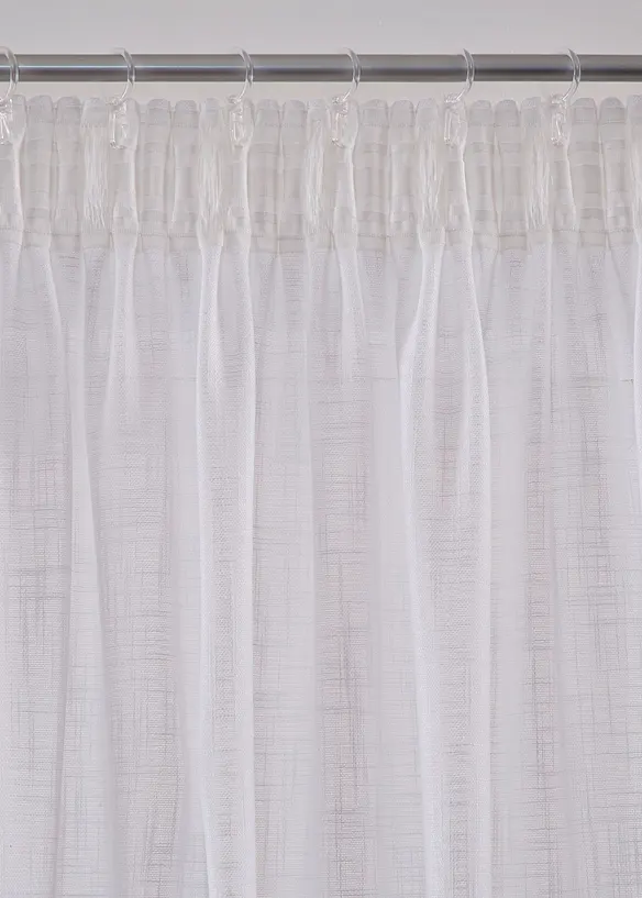 Lot de 2 rideaux panneau textur&eacute;s, bonprix