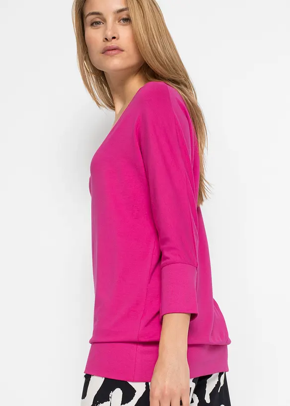 T-shirt oversize en viscose fluide, bonprix