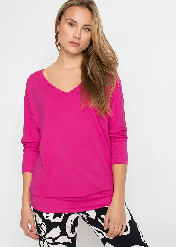 T-shirt oversize en viscose fluide, bonprix