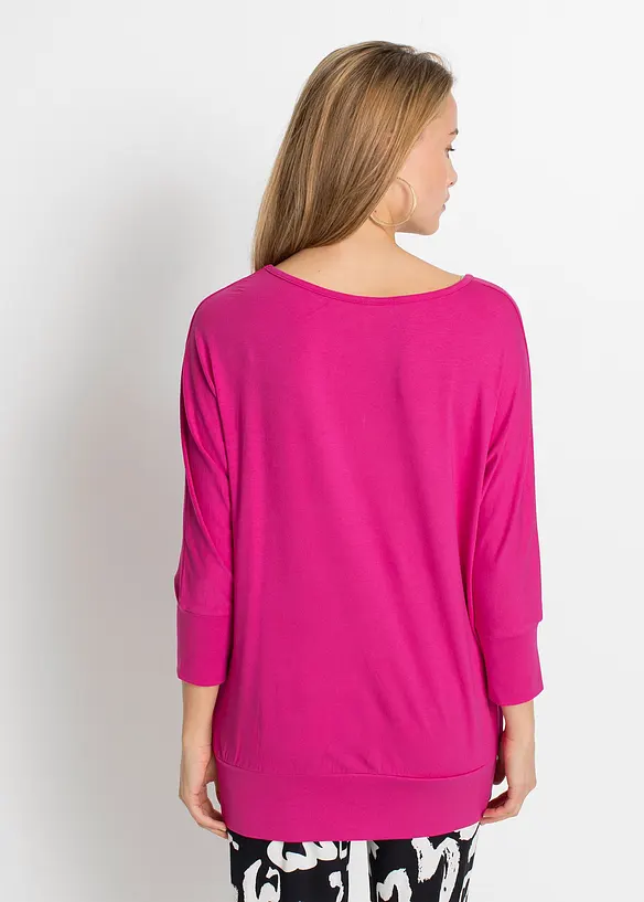 T-shirt oversize en viscose fluide, bonprix